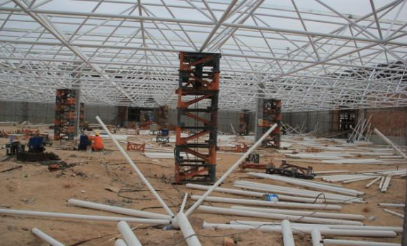 宜兴盘点钢结构网架装配的步履和相关关注变乱